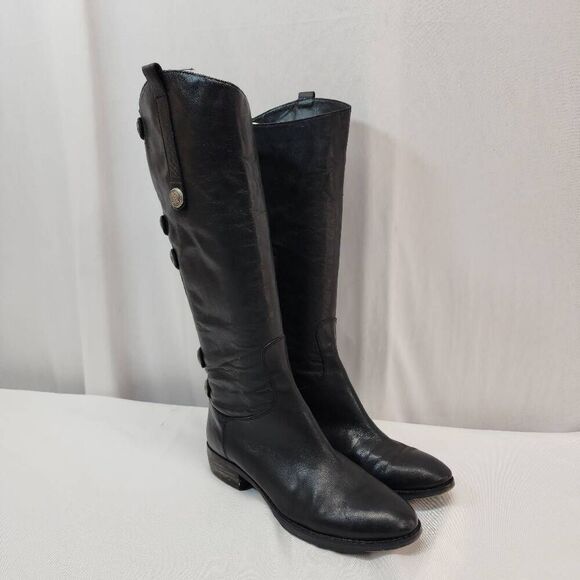 Arturo Chiang Shoes - Arturo Chiang Size 6.5 Women's Enchante Leather Tall Riding Boots Silver Conchos
